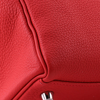 Hermes Kelly Handbag Geranium Togo with Palladium Hardware 35 - Image 3