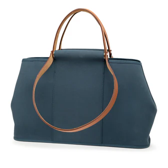 Hermes Cabag Elan Toile and Leather 39 - Image 7