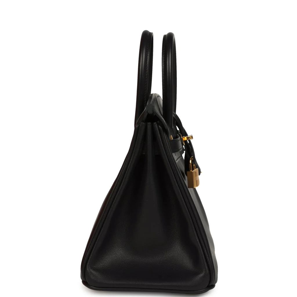 Hermès Birkin 25 Black Volupto Gold Hardware - Image 4