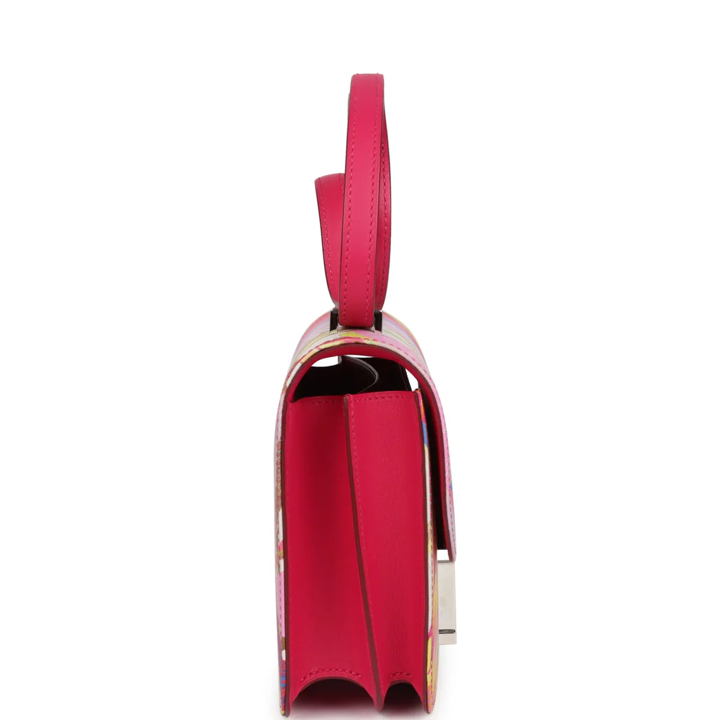 Hermès Constance 18 "Marble Silk" Rose Mexico Swift Palladium Hardware - Image 6