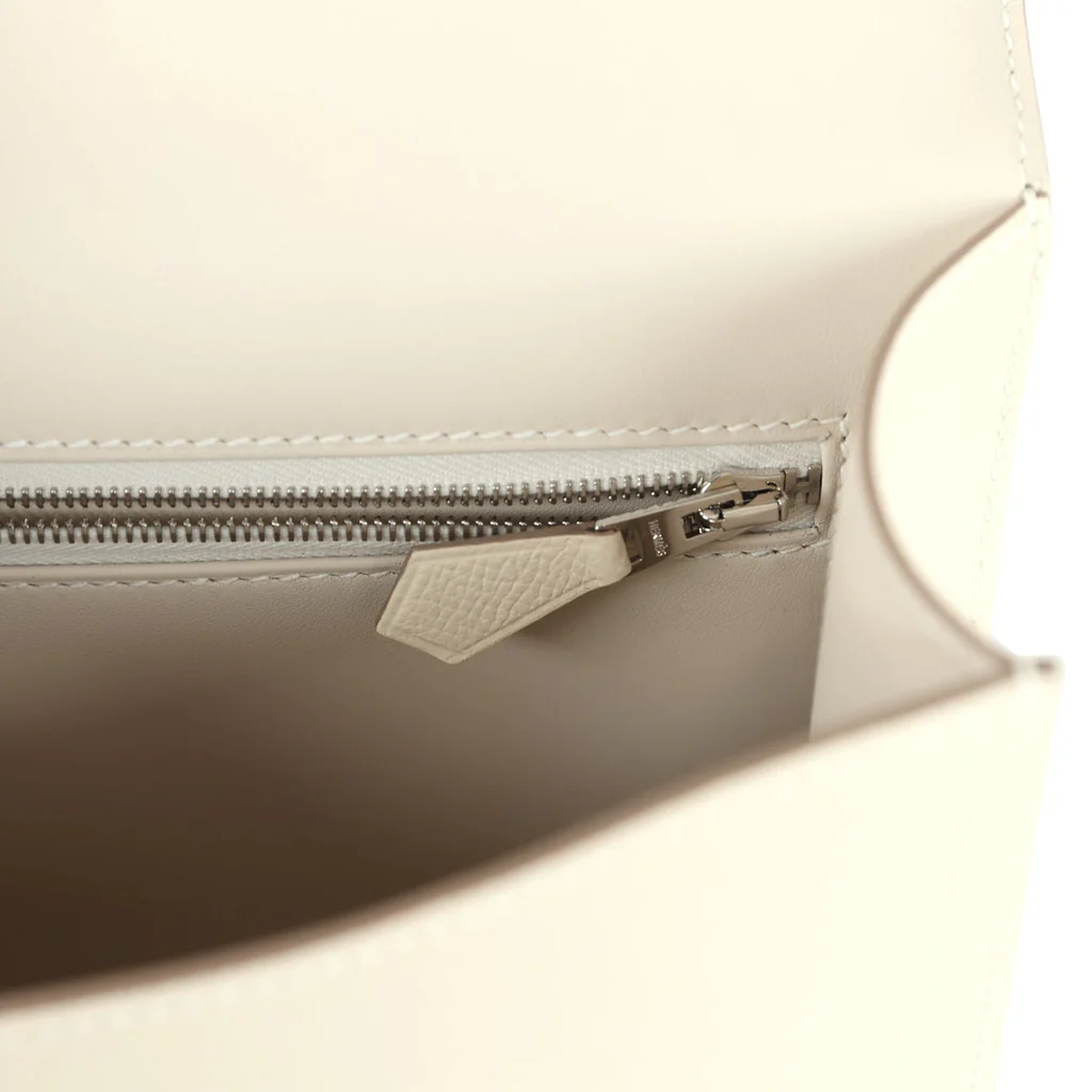 Hermès Constance 1-24 Himalaya Matte Niloticus Crocodile Palladium Hardware - Image 11