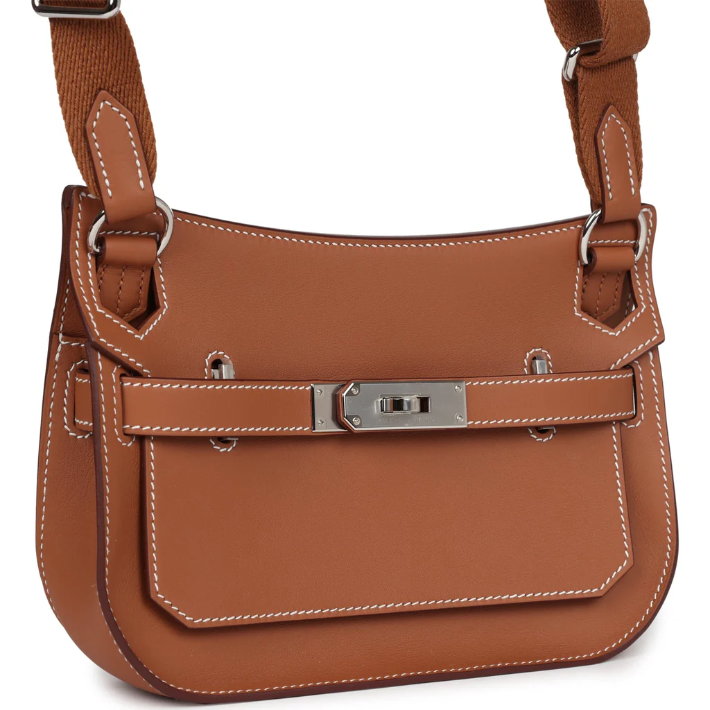 Hermès Jypsiere Mini Gold Swift Palladium Hardware