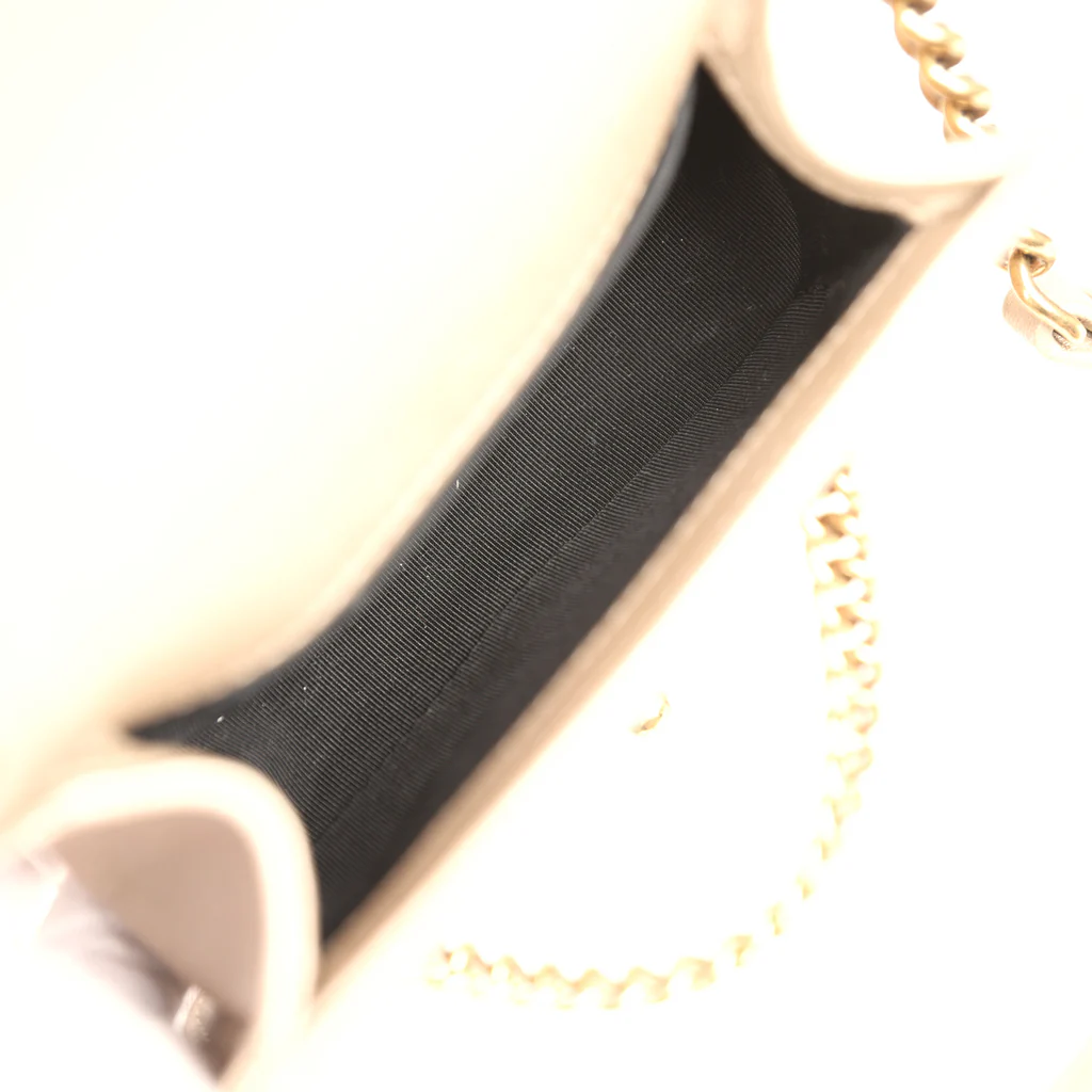 Chanel Mini "Scales" Boy Bag Light Gold Calfskin Antique Gold Hardware - Image 3