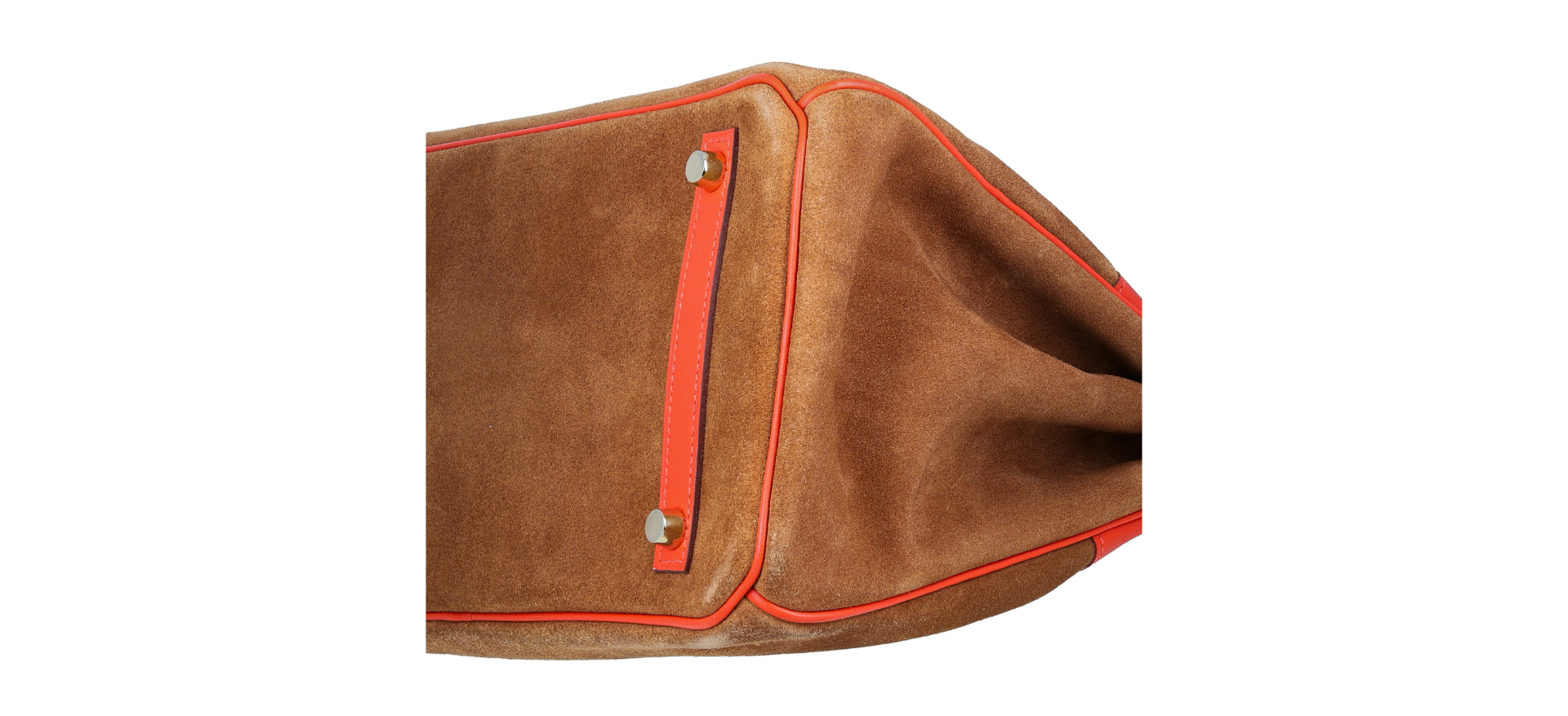 Bicolor Grizzly Swift Birkin 30 Orange Brown - Image 5