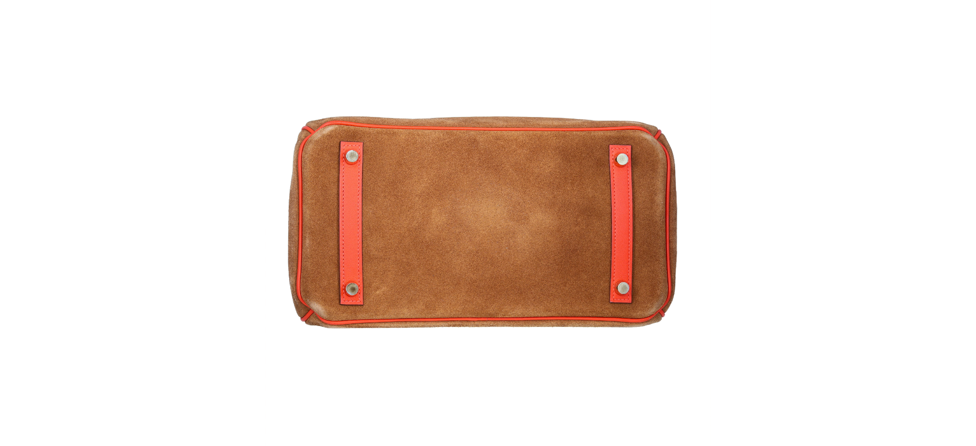 Bicolor Grizzly Swift Birkin 30 Orange Brown - Image 4