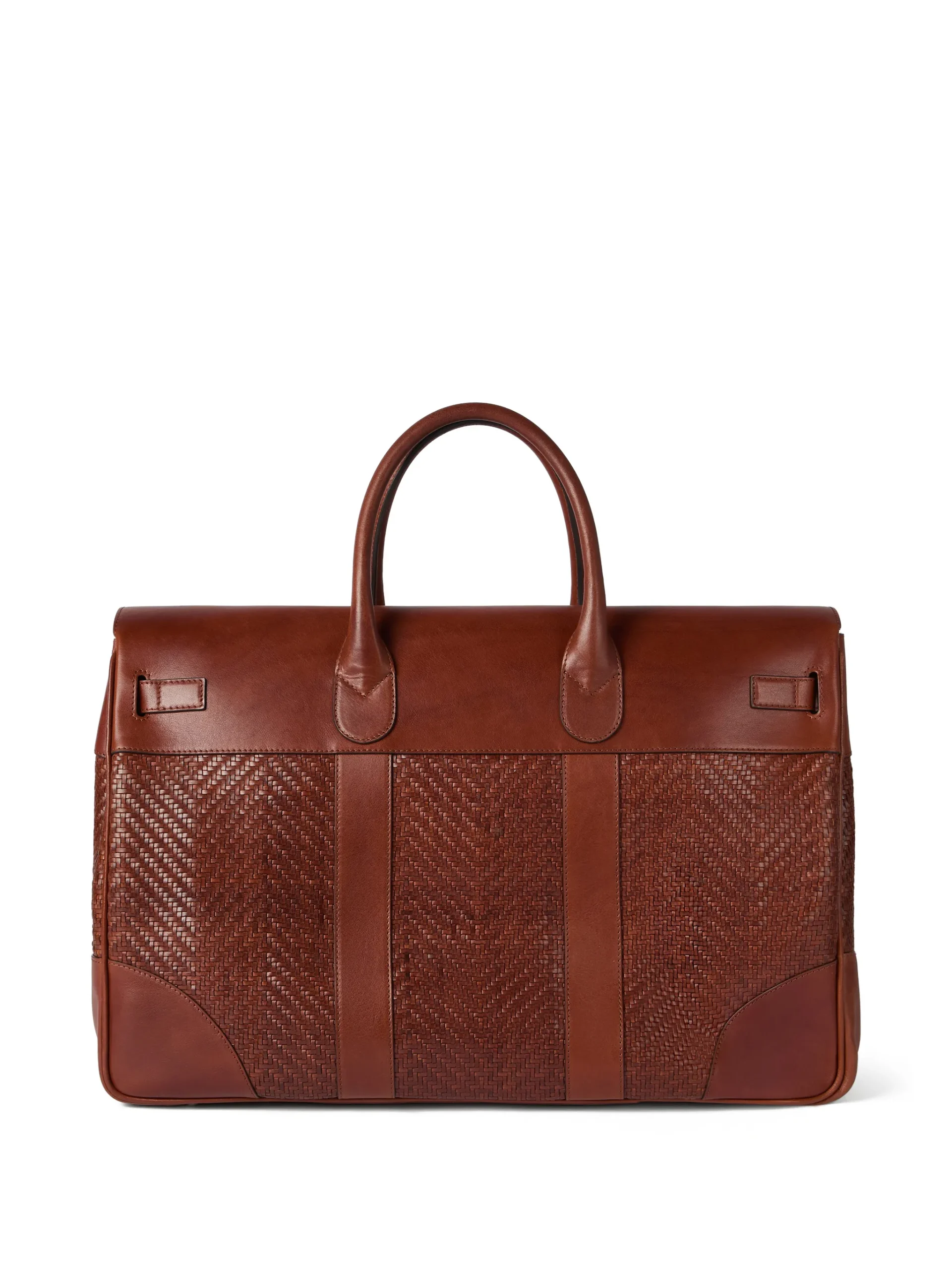 Brunello Cucinelli Braided Country Luggage Bag - Image 4