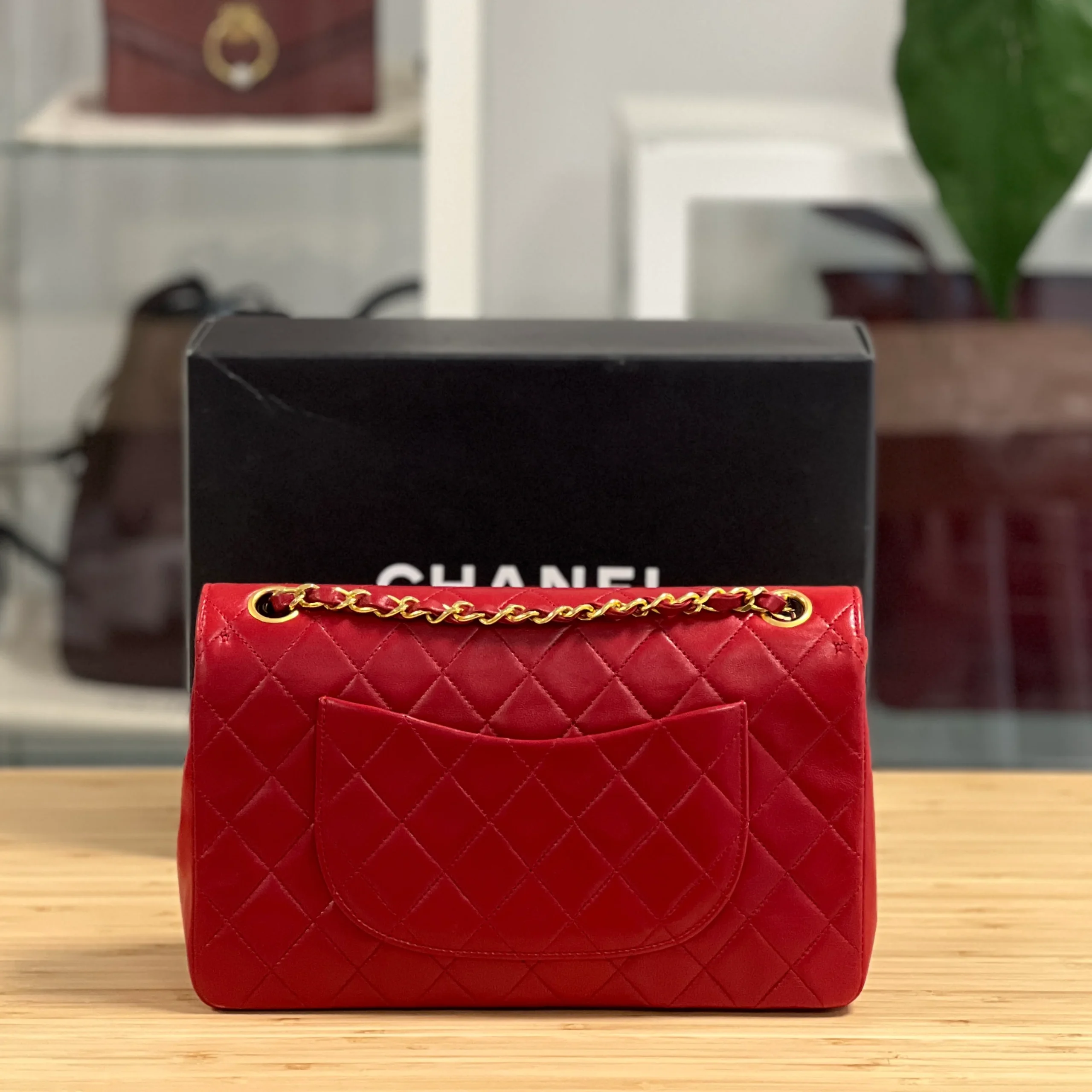 Chanel Vintage Timeless With Double Flap - Image 3