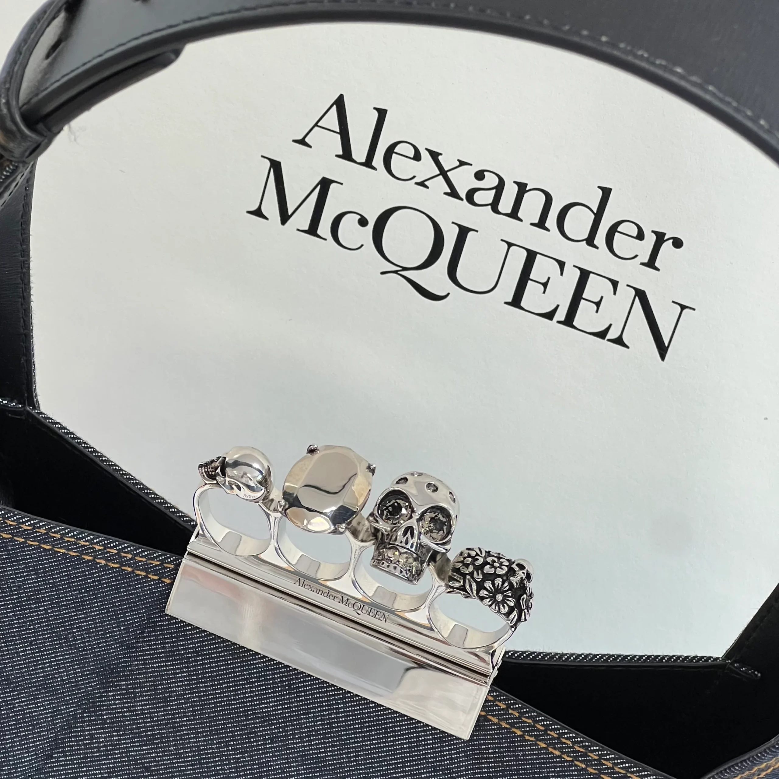 Alexander McQueen Jewelled Hobo - Image 6