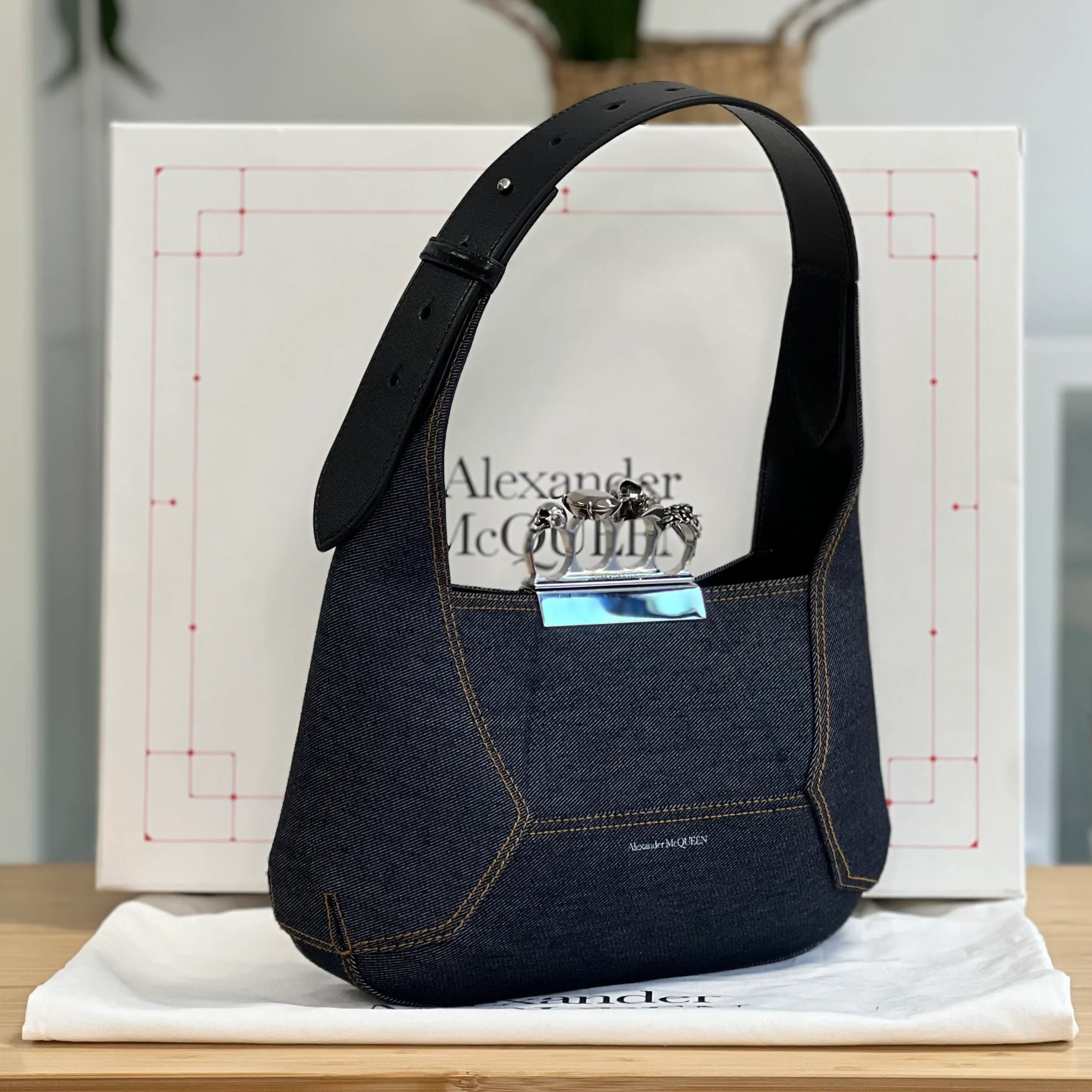 Alexander McQueen Jewelled Hobo - Image 5