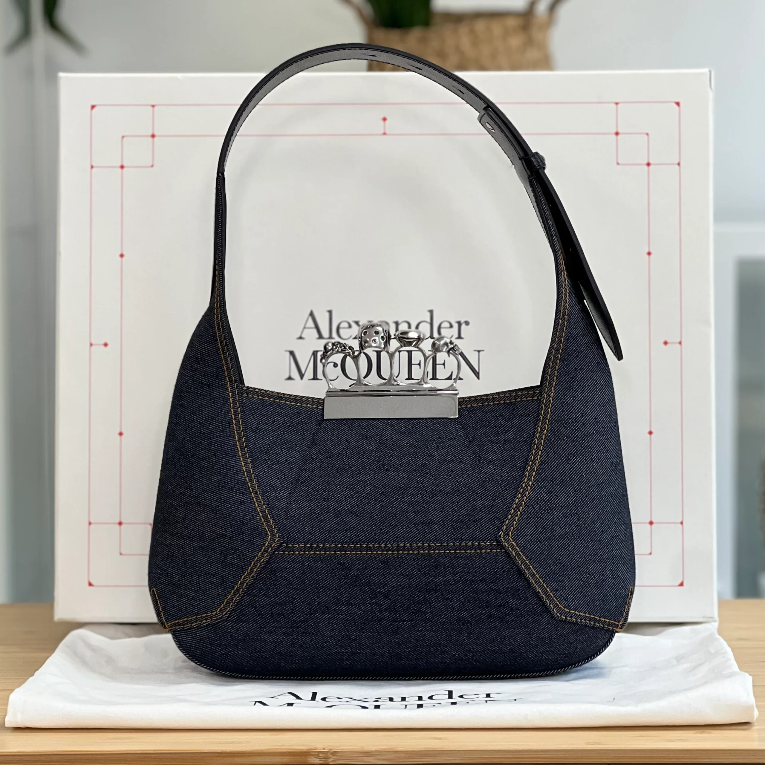 Alexander McQueen Jewelled Hobo - Image 4