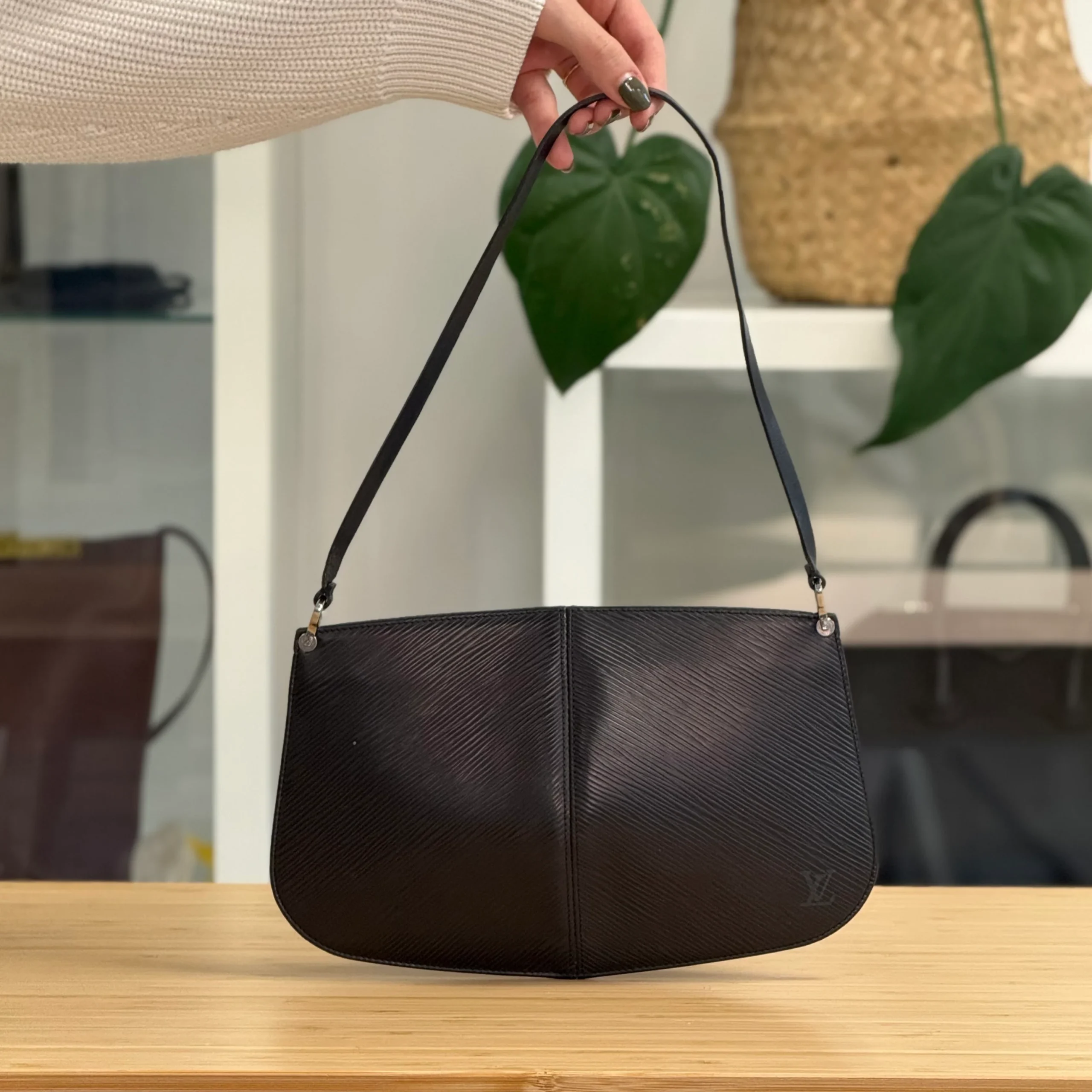 Louis Vuitton Epi Demi Lune Pochette - Image 7