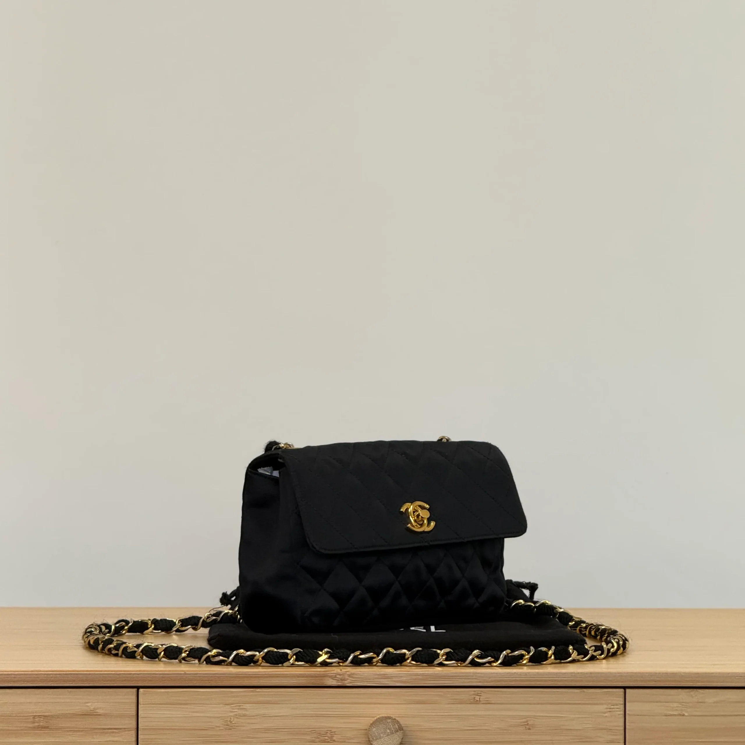 Chanel Vintage Classic Flap Satin