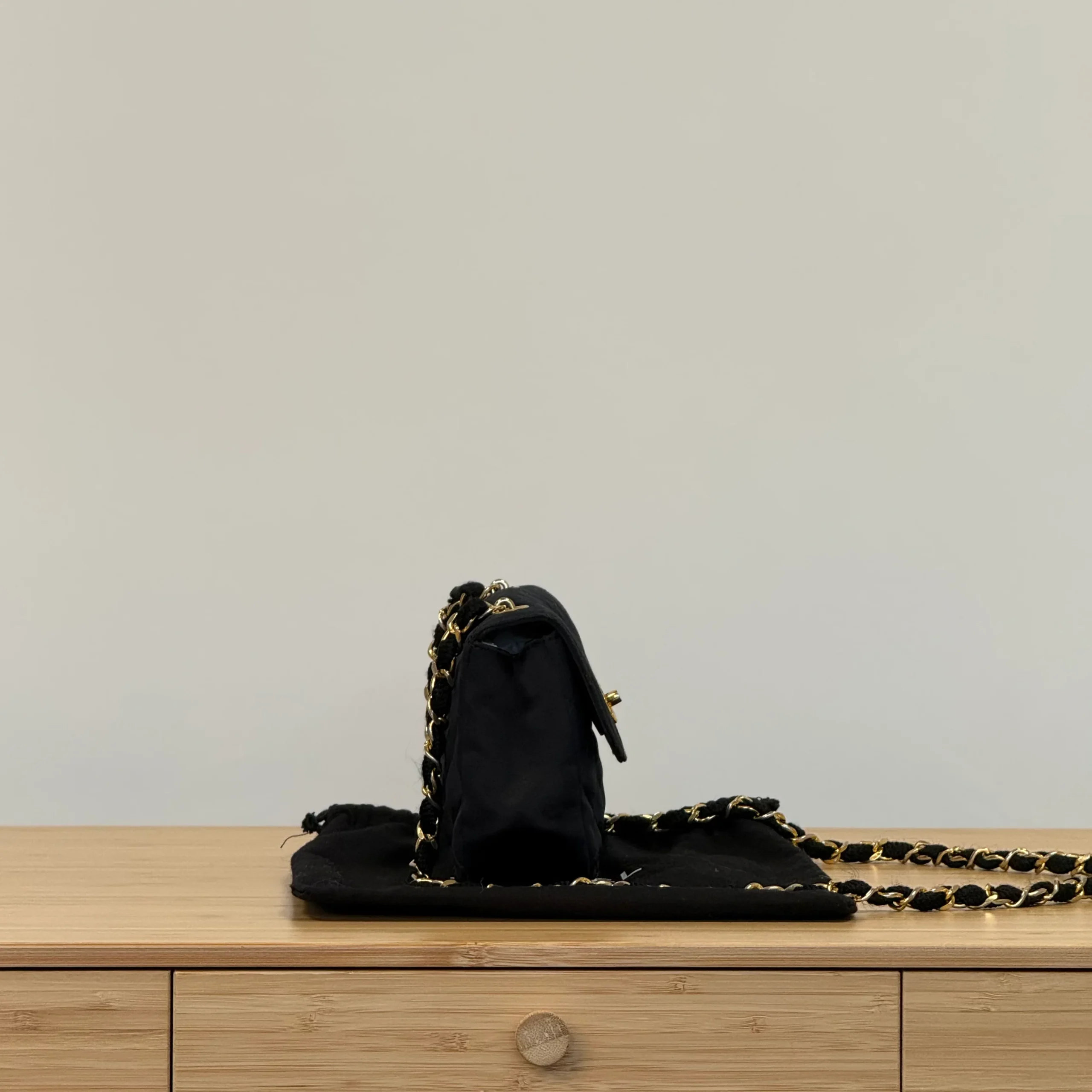 Chanel Vintage Classic Flap Satin - Image 4